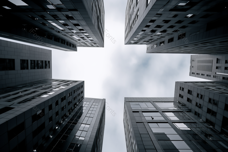 黑白商务城市建筑,高清,摄影图,摄影图片,图片大全,摄影图免费下载